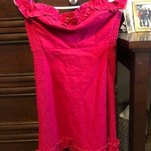 Never Worn off the shoulder red dress